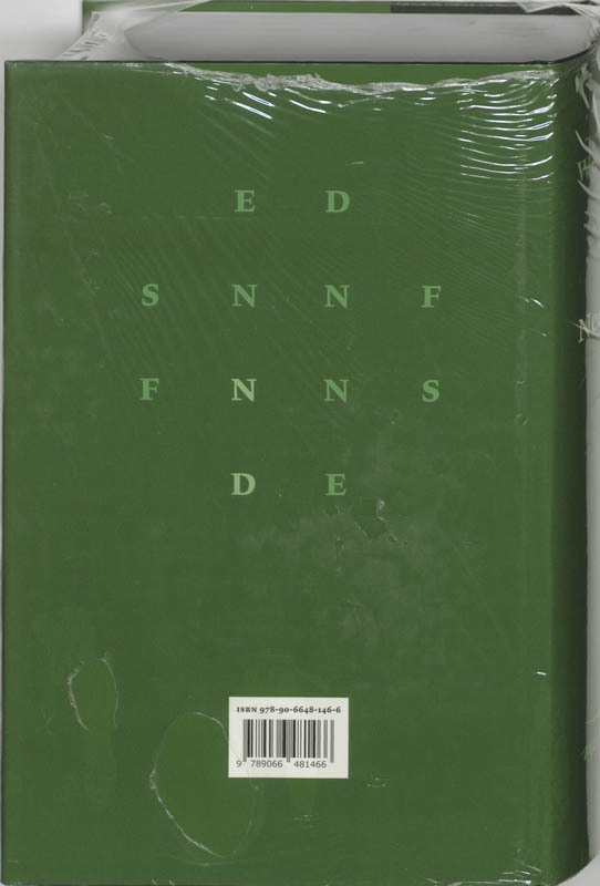Achterkant van Van Dale groot woordenboek Nederlands-Duits