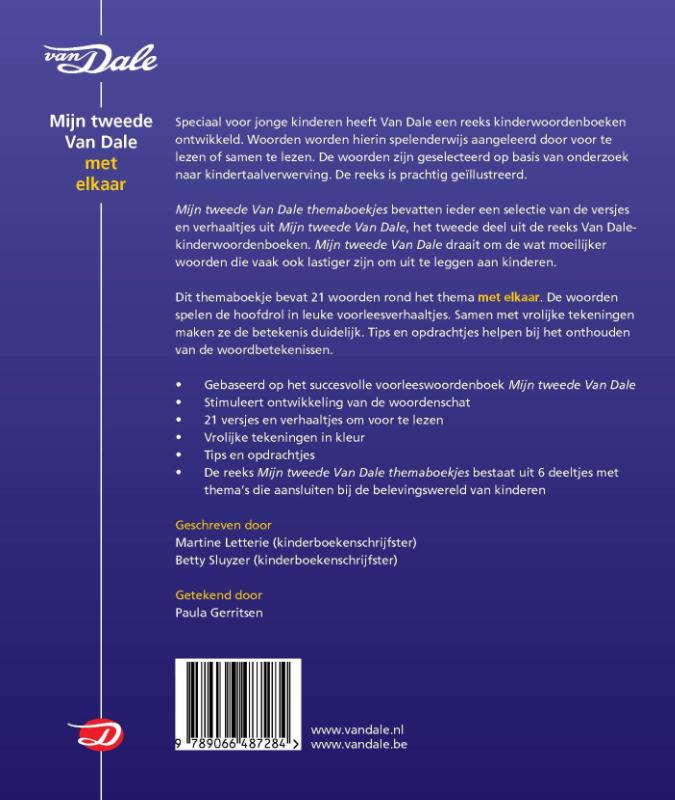 Achterkant van Met elkaar