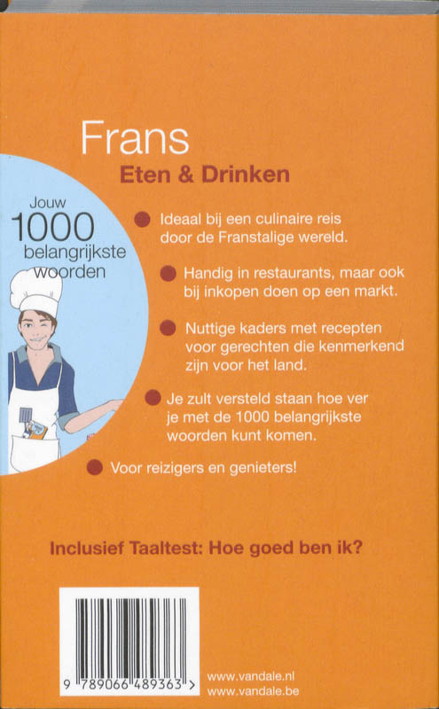Achterkant van Frans