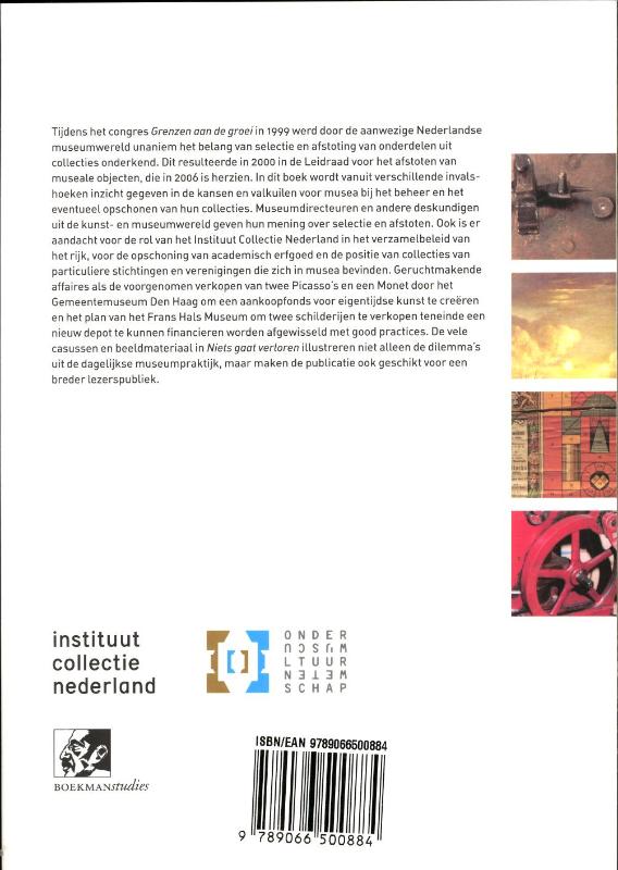 Achterkant van Niets gaat verloren