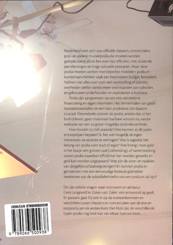 Achterkant van Zaken van Zalen