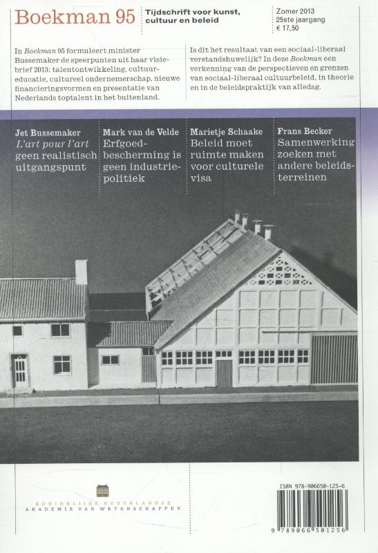 Achterkant van Sociaal-liberaal cultuurbeleid