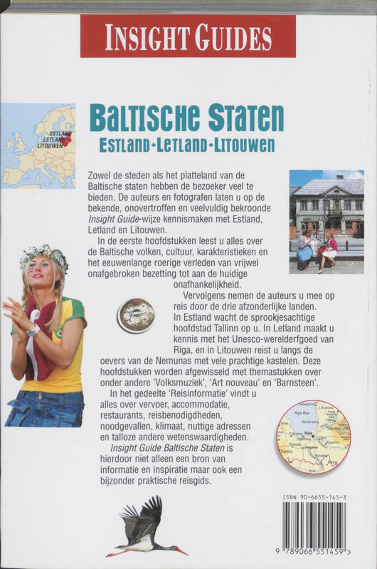 Achterkant van Baltische Staten