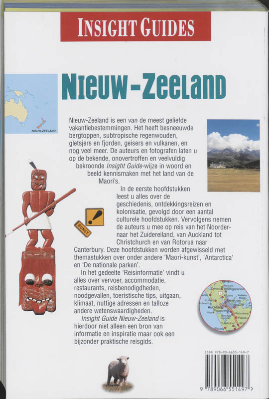 Achterkant van Nieuw-Zeeland