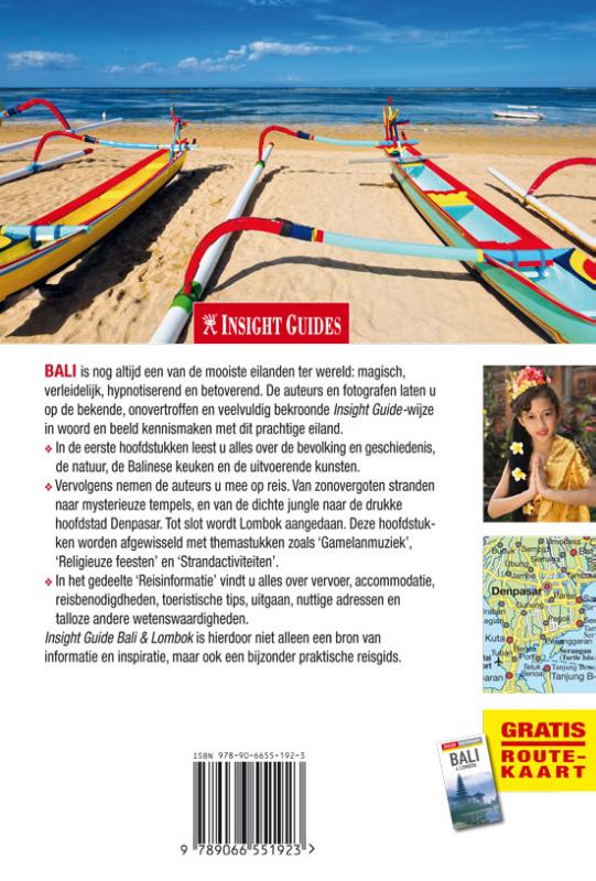 Achterkant van Insight guide Bali & Lombok