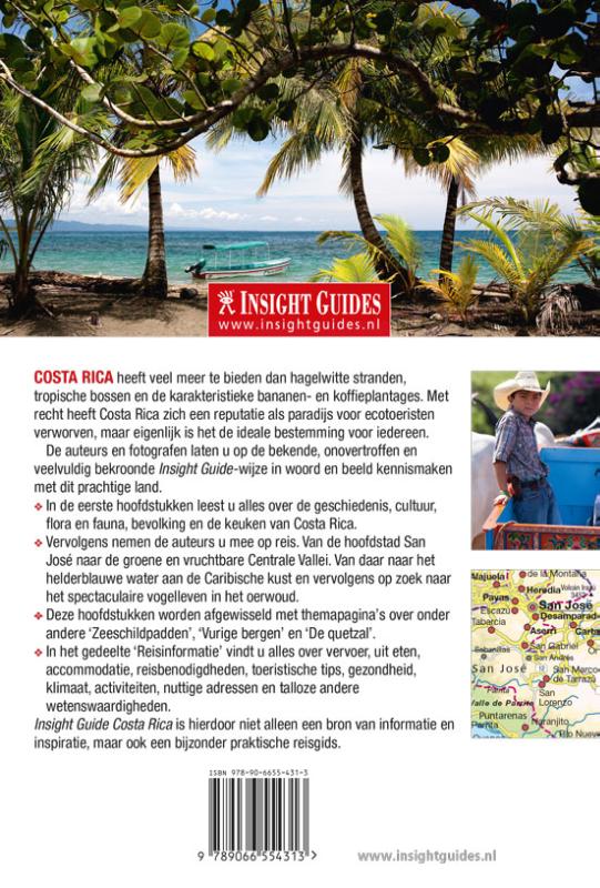 Achterkant van Costa Rica