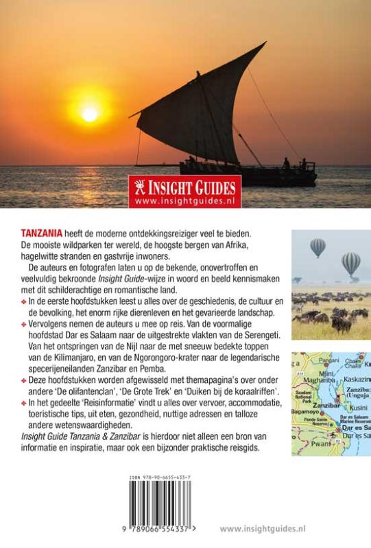 Achterkant van Tanzania en Zanzibar