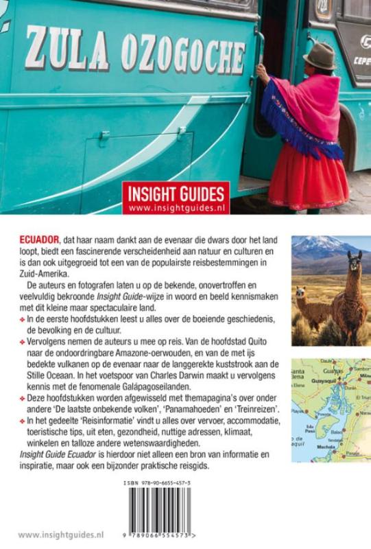 Achterkant van Ecuador & Galápagoseilanden