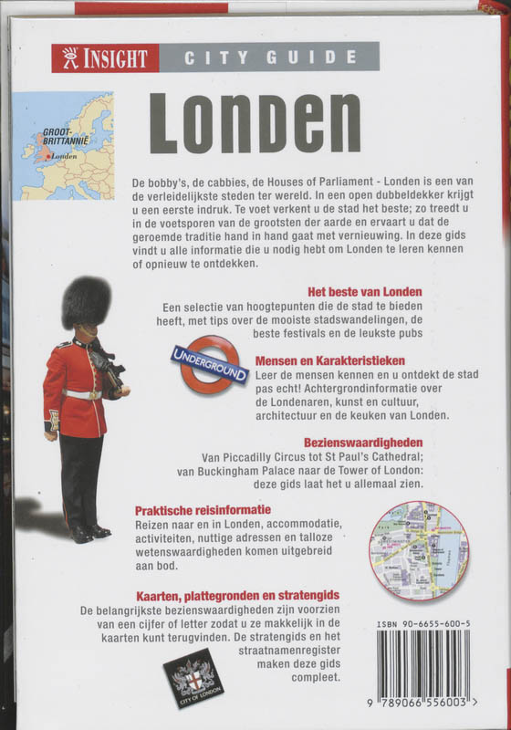Achterkant van Nederlandse editie