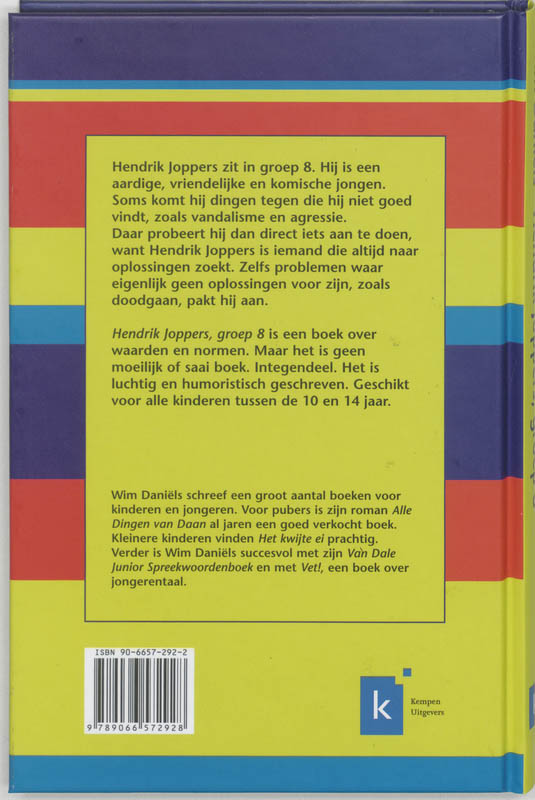 Achterkant van Hendrik Joppers