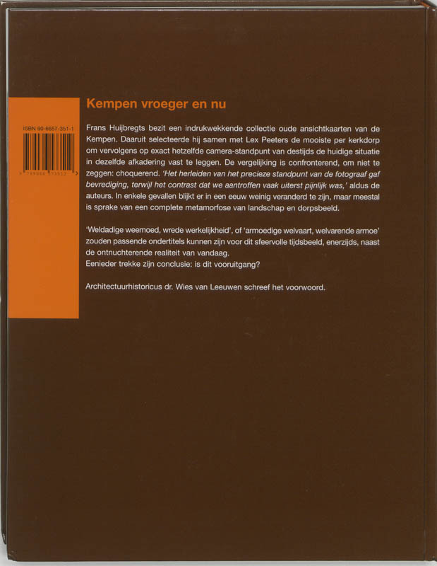 Achterkant van Kempen vroeger en nu