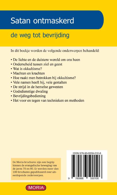 Achterkant van Satan ontmaskerd: De weg tot bevrijding