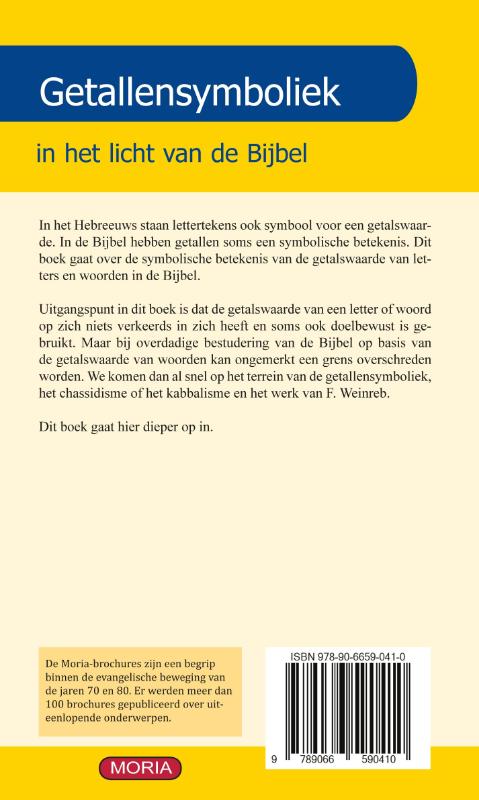 Achterkant van Getallensymboliek