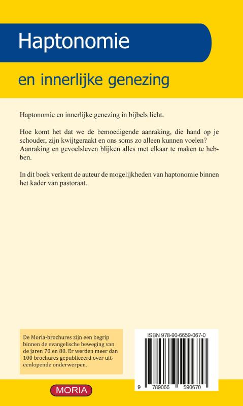 Achterkant van Haptonomie en innerlijke genezing