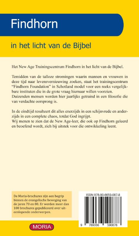 Achterkant van New Age Trainingscentrum Findhorn