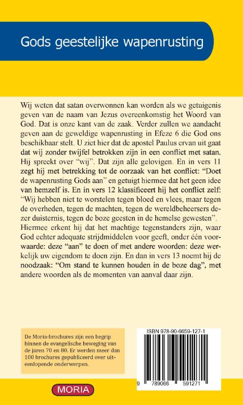Achterkant van Gods geestelyke wapenrusting