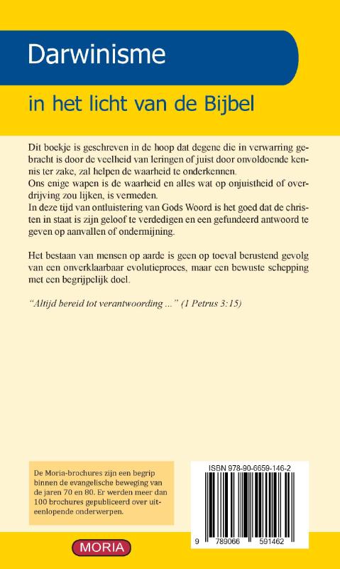 Achterkant van Darwinisme