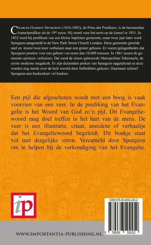 Achterkant van Veeren voor pijlen