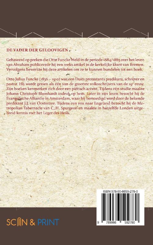 Achterkant van De vader der geloovigen