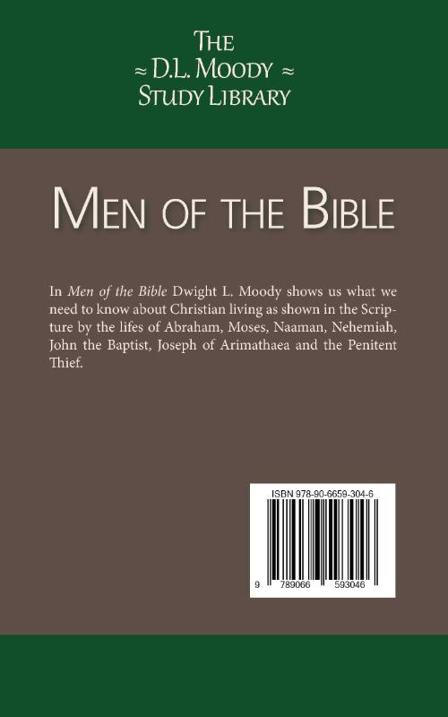 Achterkant van Men of the Bible