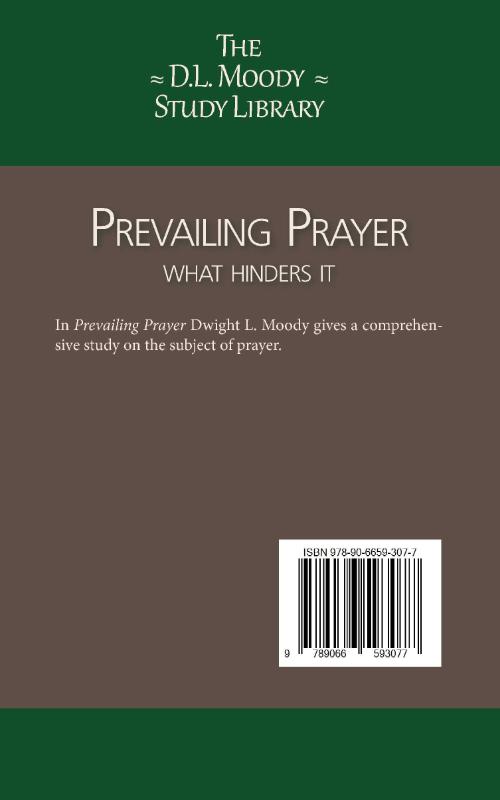 Achterkant van Prevailing Prayer