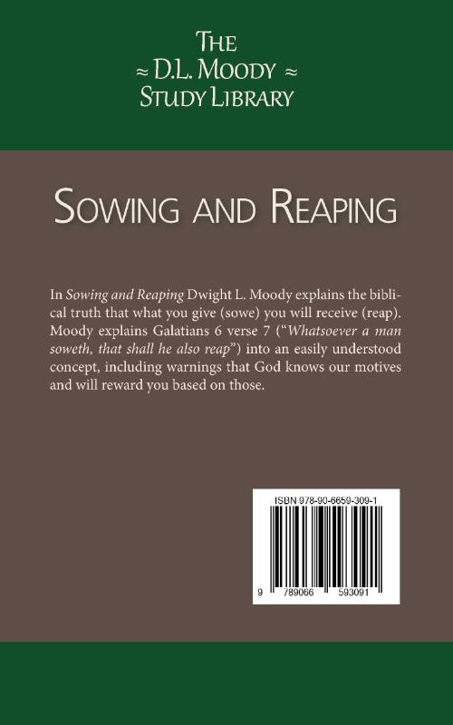 Achterkant van Sowing and Reaping