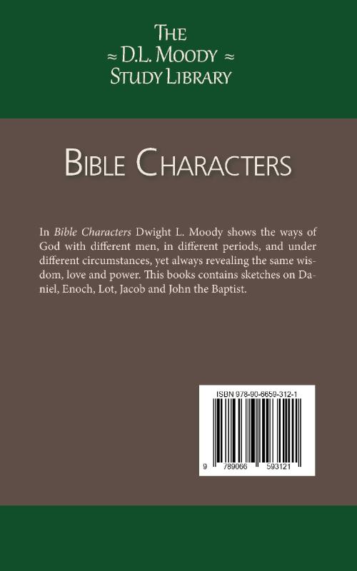 Achterkant van Bible Characters