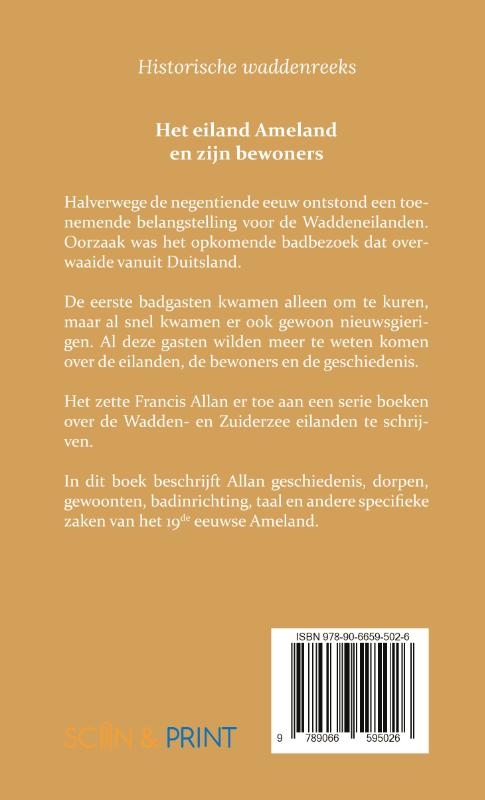 Achterkant van Het eiland Ameland en zijn bewoners