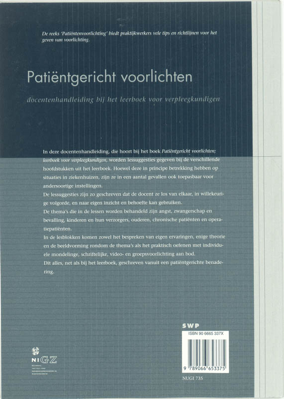 Achterkant van Docentenhandleiding