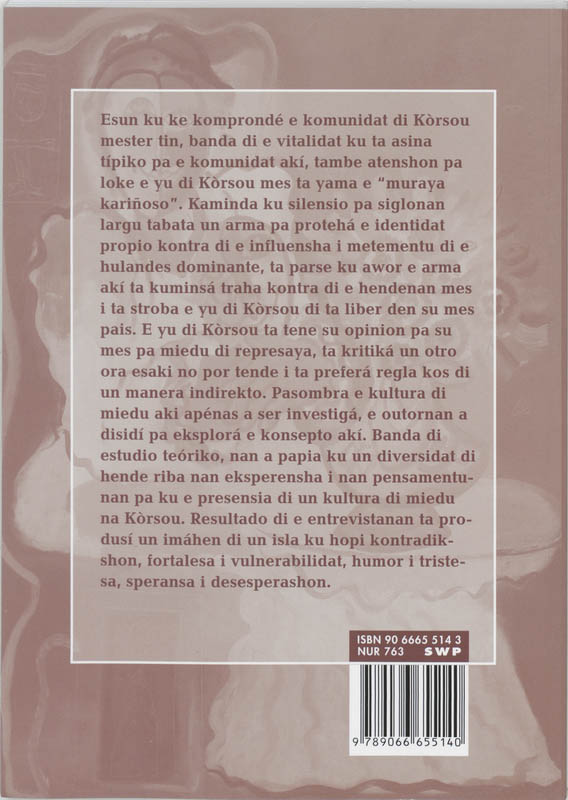 Achterkant van Kultura di Miedu