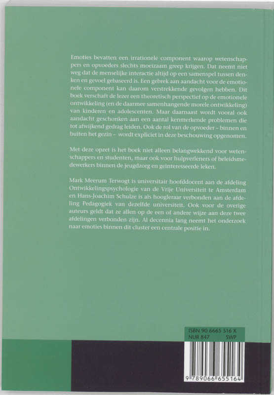 Achterkant van Kijk op emoties