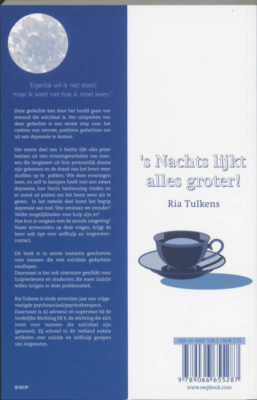Achterkant van 's Nachts lijkt alles groter