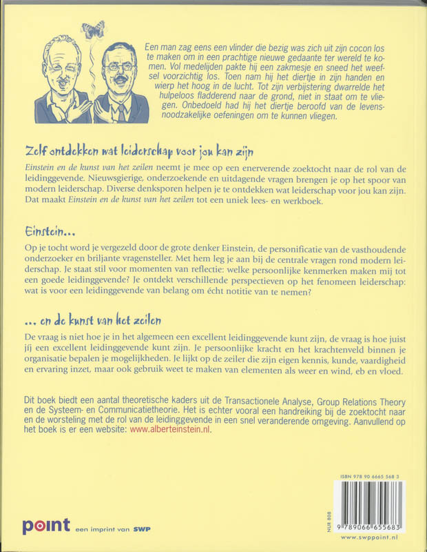 Achterkant van Einstein en de kunst van het zeilen