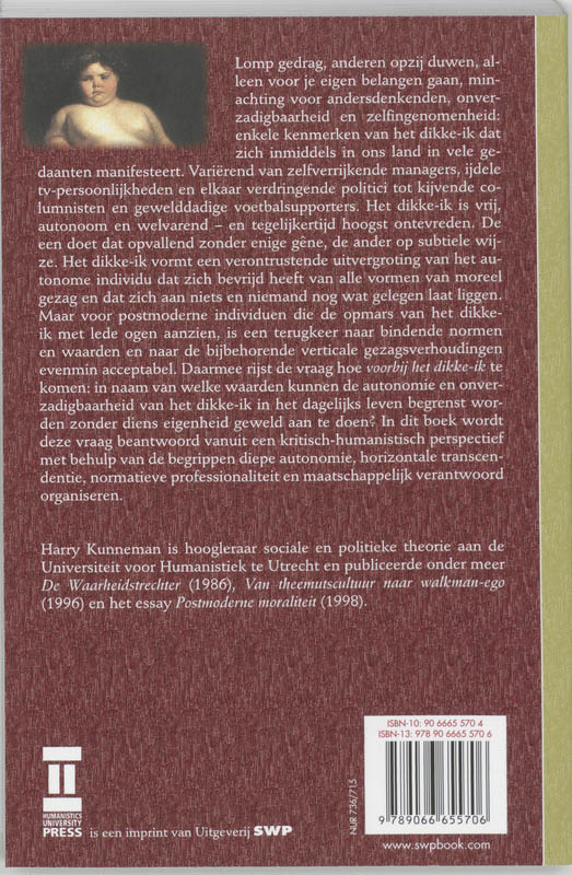 Achterkant van Voorbij het dikke-ik
