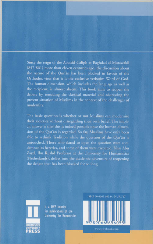 Achterkant van Rethinking the Qur'an