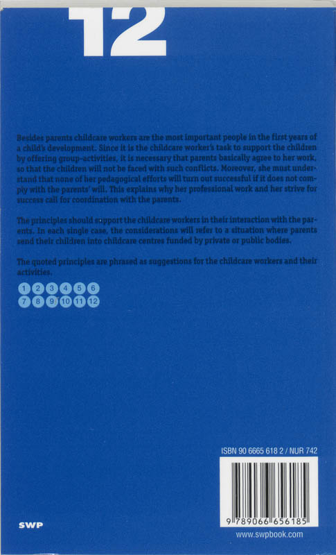 Achterkant van Twelve principles