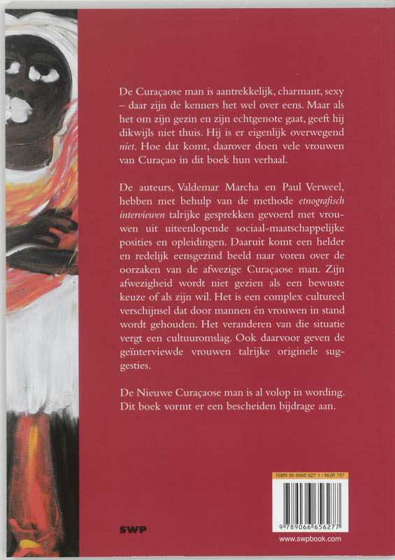 Achterkant van De Curacaose man