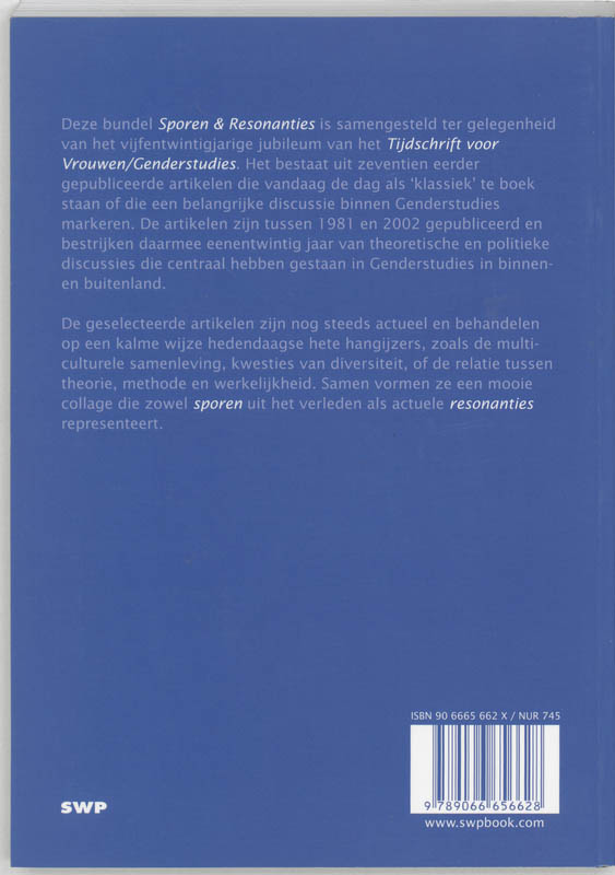 Achterkant van Sporen & Resonanties