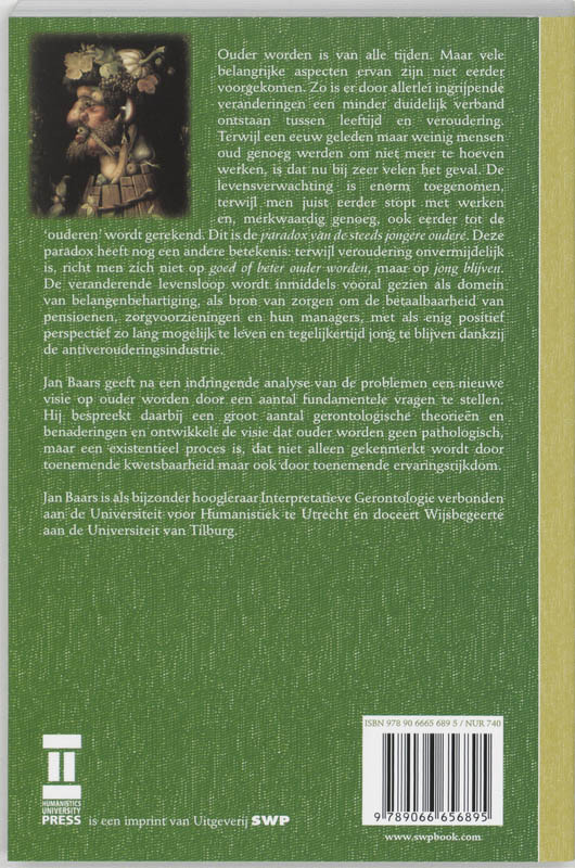 Achterkant van Het nieuwe ouder worden