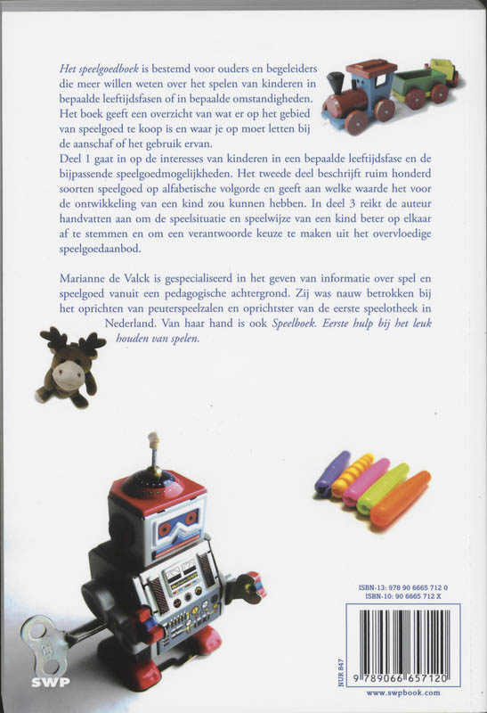 Achterkant van Het speelgoedboek