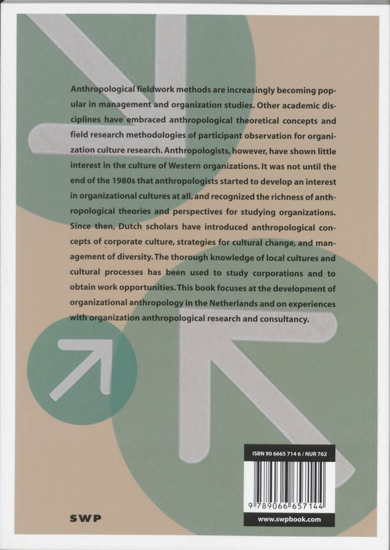 Achterkant van Exploring Organisations