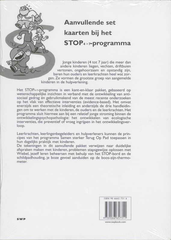 Achterkant van Losse kaarten bij Stop 4>7