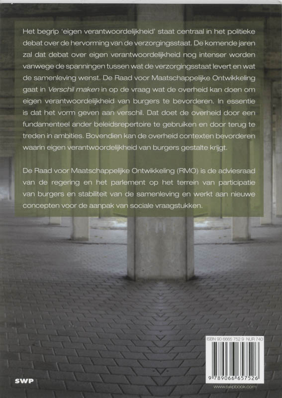 Achterkant van Verschil maken