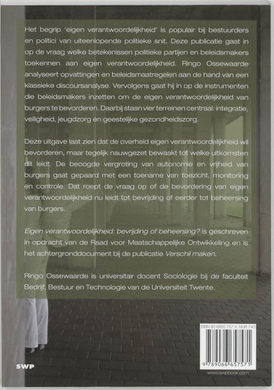 Achterkant van Eigen verantwoordelijkheid