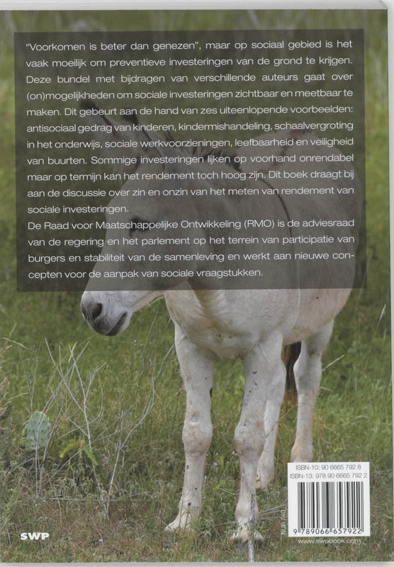 Achterkant van Opbrengsten van sociale investeringen