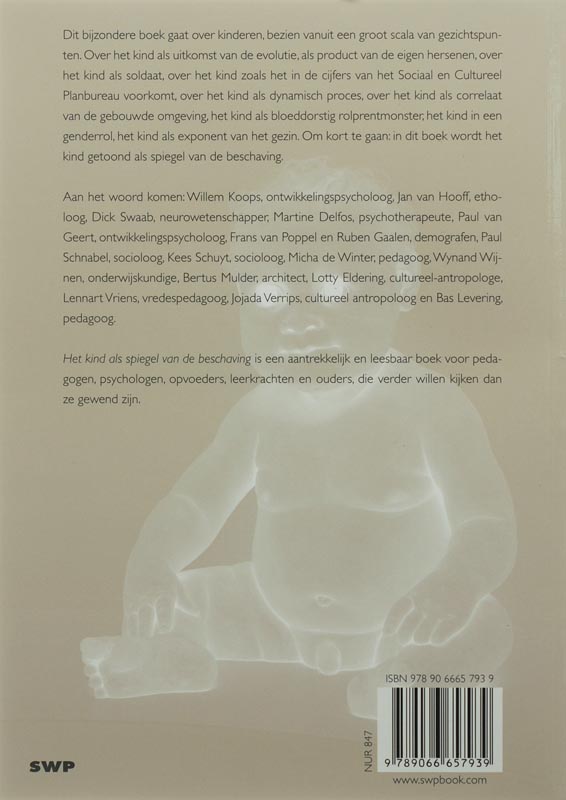 Achterkant van Het kind als spiegel van de beschaving