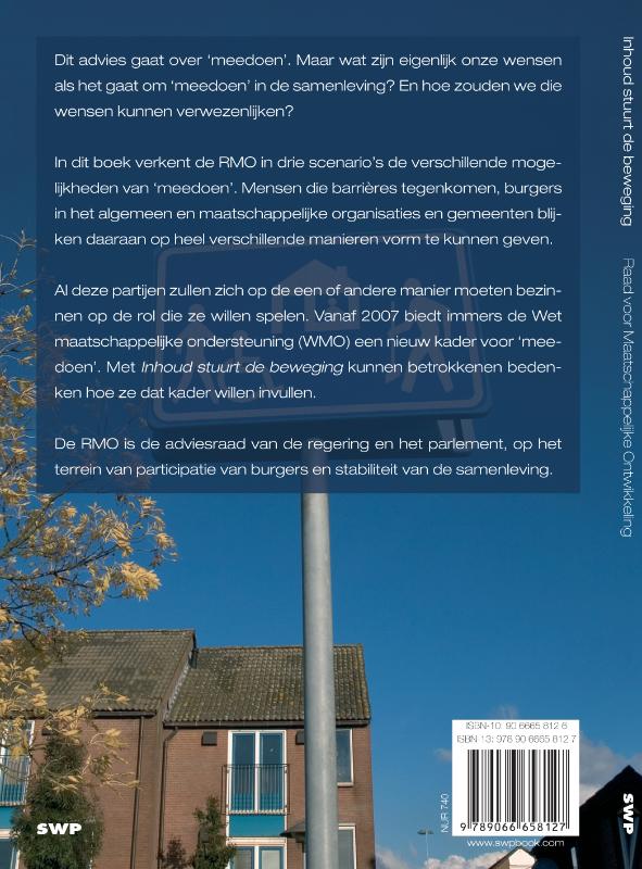 Achterkant van Inhoud stuurt de beweging