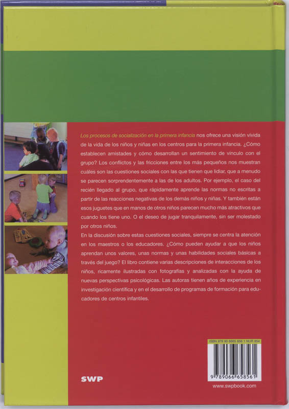 Achterkant van Los procesos de socialización en la primera infancia