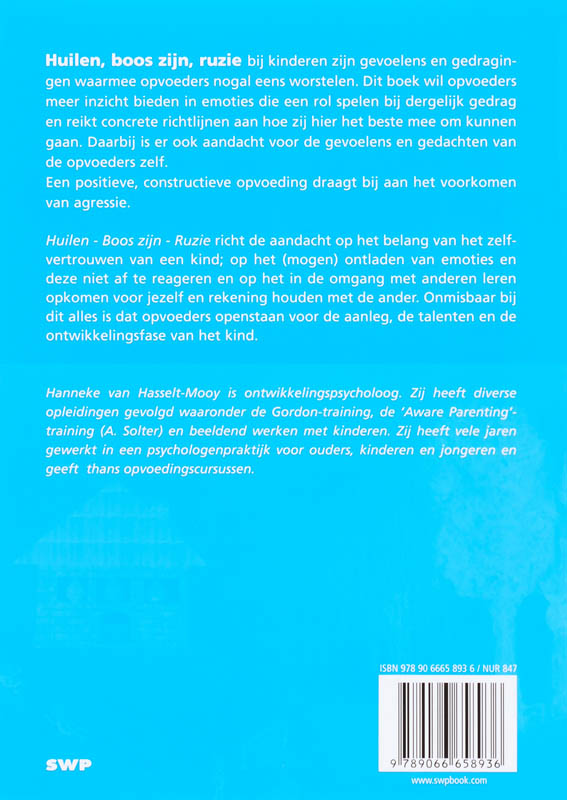 Achterkant van Huilen Boos zijn Ruzie
