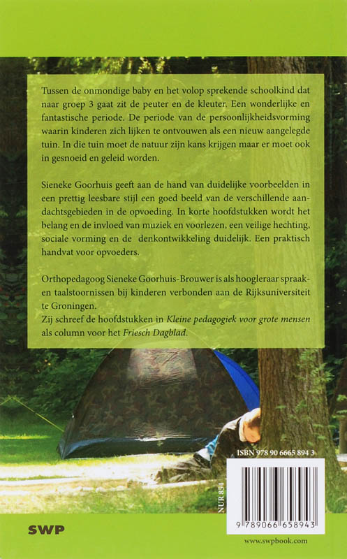 Achterkant van Kleine pedagogiek voor grote mensen